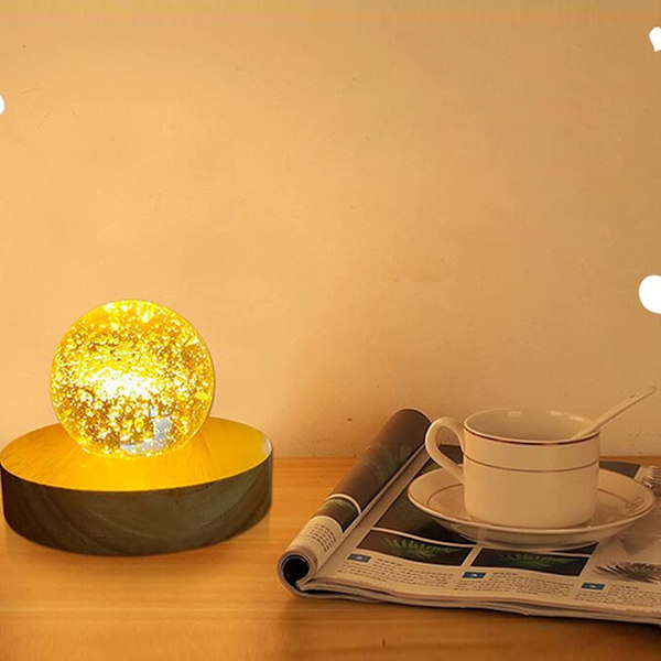 2-pack runda LED-ljusdisplaybasprydnader