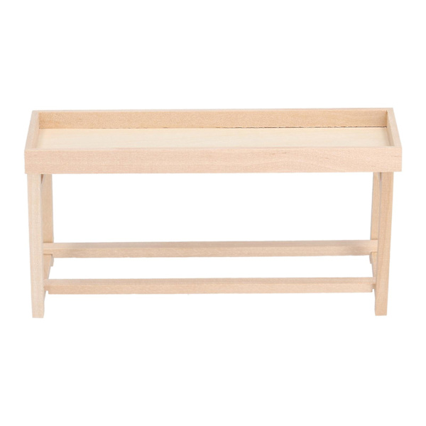 Dukkehus Hylde Display Racks 1:12 Miniature Træ Stativ Hylde til Dukkehus DIY OrnamentFrugt og Grøntsagsstativ2