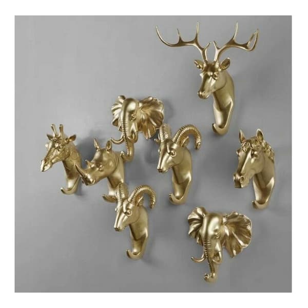 Nyckel Djur Giraff Klädhängare - guld