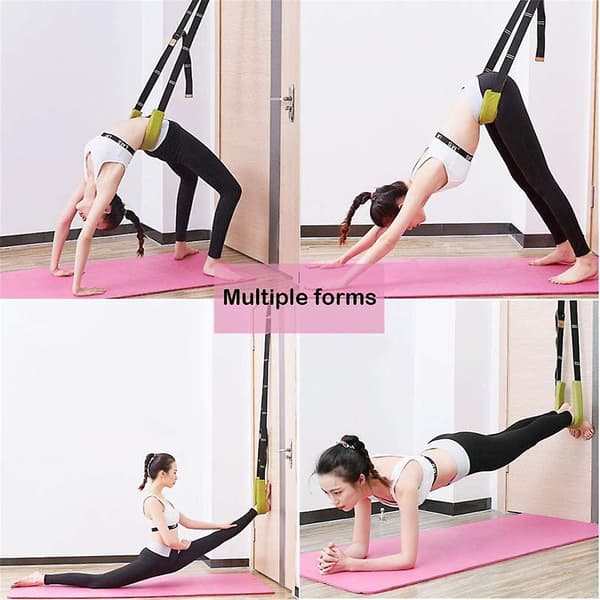 Hjälpsträckbälte Yoga Multifunktionell Inversionsrep Blå