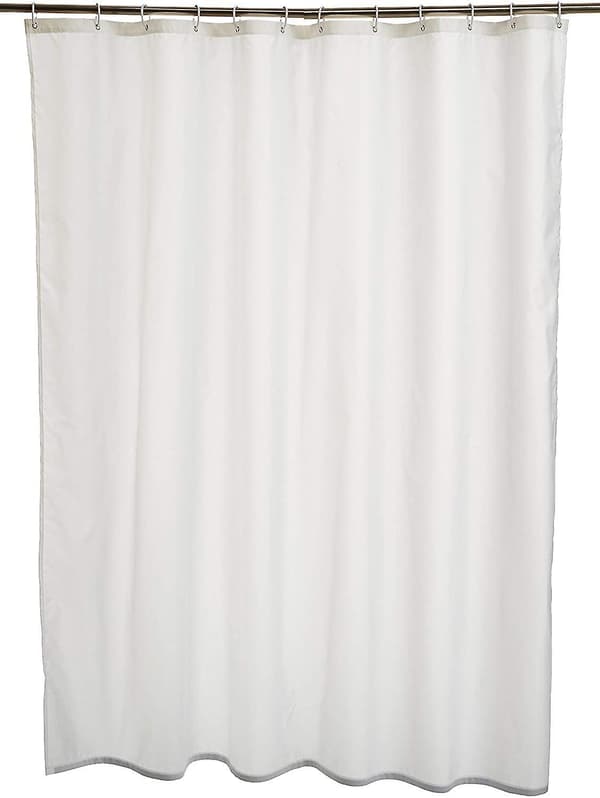 Basics Polyester Dusjforheng 180 x 180 cm Hvit