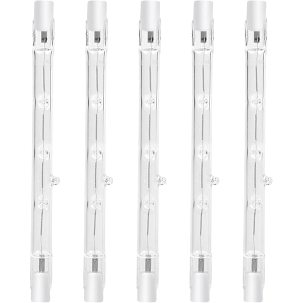 100w 118mm R7s Himmennettävä Halogeeni Lyijykynä Lamppu Lämmin Valkoinen 2800k R7s Lineaarinen 1500lm Valonheitin Ac220-240v Kodin Valoihin, Työhön, Turvallisuuteen, Lattiavalaisin, Jne