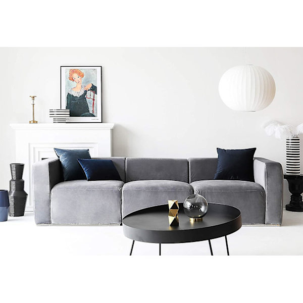 Dekorativa kuddfodral i set om 2, linnetexturerat kuddfodral för soffa, fåtölj, vardagsrum, 20x20 tum, vetegul