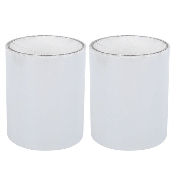 2 st vita starka självhäftande vattentäta rörledningsslang läckagereparation tejp tillbehör 10 cm x 1,5 m