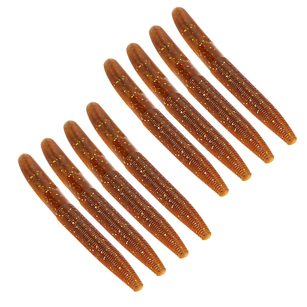 8PCS AR24 10cm/6.5g Myk Mark Soft Worm Fisking Agnet Kunstlivaktig Simulering Lokke Tilbehør #3