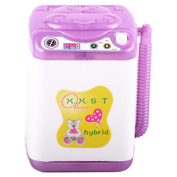 Mini-pyykinpesukone lelu nukketalo simulointi huonekalut - nukketalo tarvikkeet