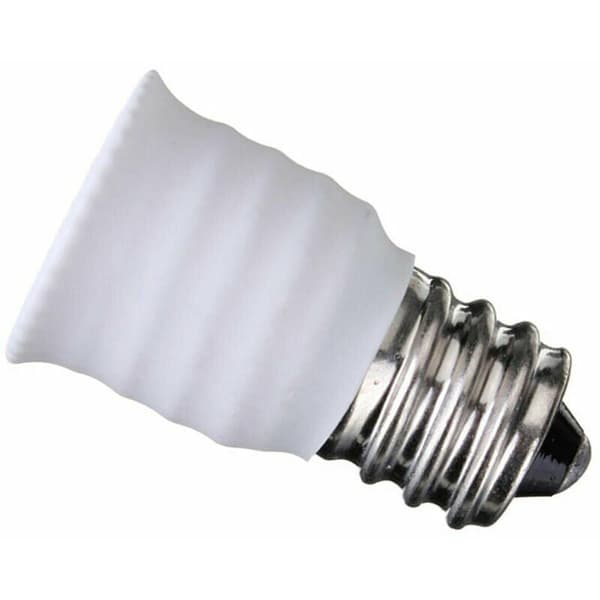 E12 till E14 adapter adapter led lampadapter vit konverter