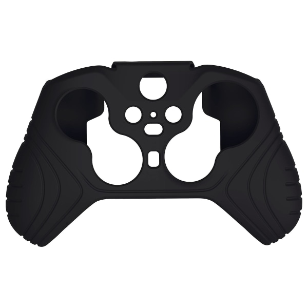Playvital Samurai Edition Anti-slip Grip Silikon Mjukt case för Xbox Elite Wireless Controller Series 2 W/ Thumb Grip Caps Svart