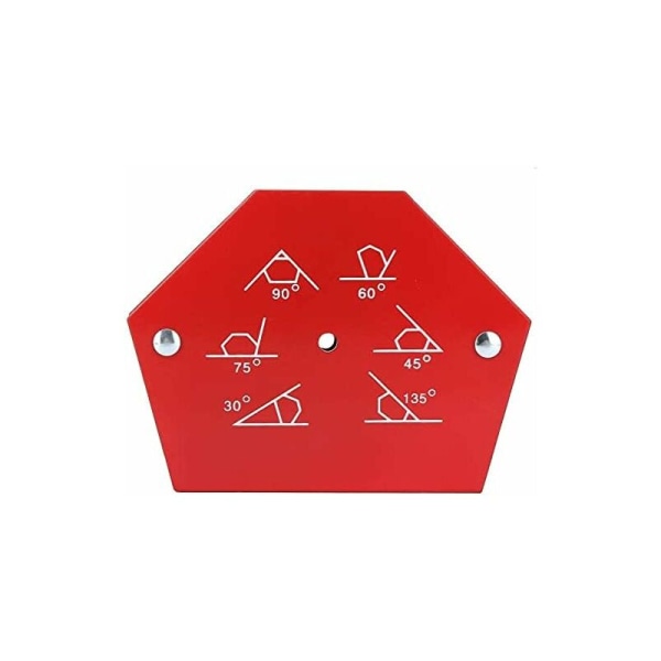 Magnetisk lägesställare, fyrkantssvetsmagnet, kraft 13kg, vinkel 30° 45° 60° 75° 90° 135°, 1 st.