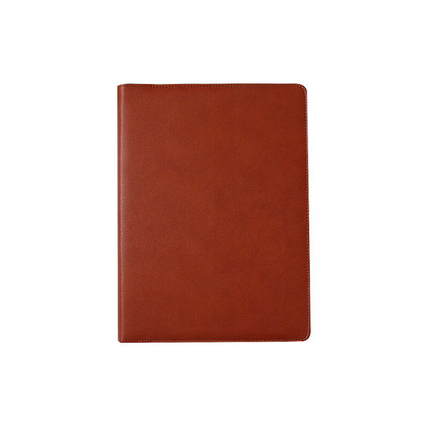 BF Läderklämma för A4-tavla - Brun 33,5 x 24 cm med 8-siffrig miniräknare 1 st
