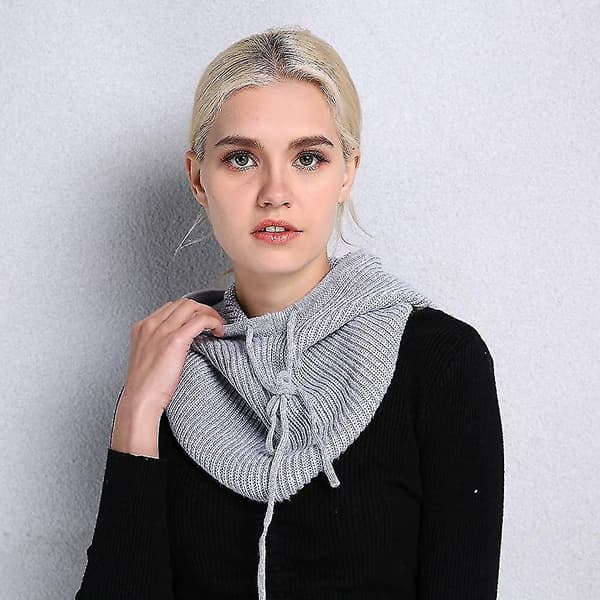 Nye vinterhatte til kvinder, varm hættehue til kvinder med pullover strikket hue (beige)