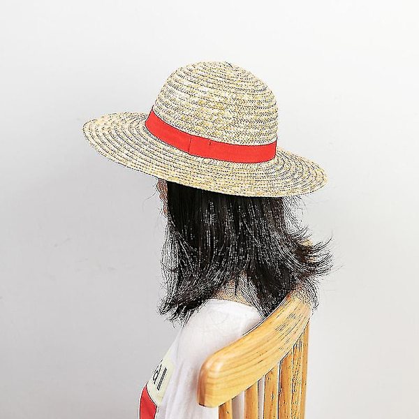 One Piece Luffy Cosplay Halmhat（35cm）