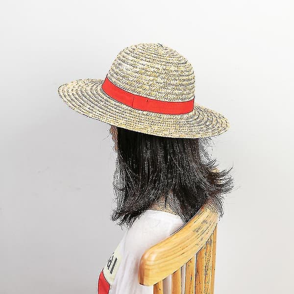 One Piece Luffy Cosplay Halmhatt (35cm)