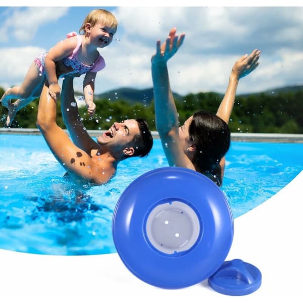 5-pack flytande diffusor för pool och badtunna, flytande klordispenser/klortillsatsdispenser