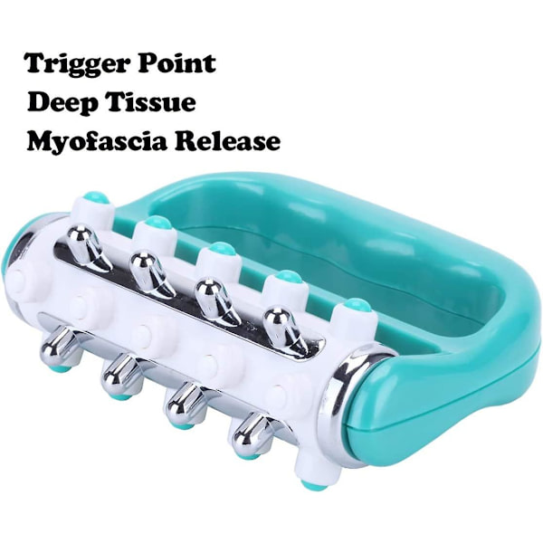 Anticellulittmassasjer Fascia og muskelrulle Fett Mini Triggerpunkter Dypvev Myofascial Releaseverktøy Kroppsmassasjer for menn og kvinner (grønn)