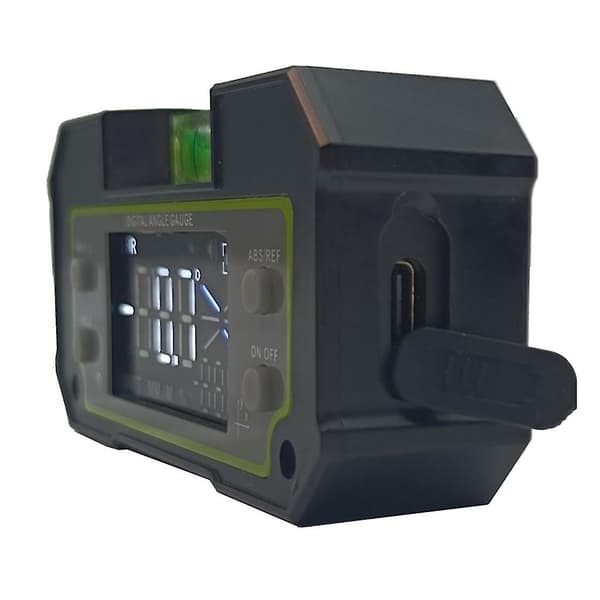 4x90 Finder Vinkelmåler Med Magnetisk Base Display Dataoverføring