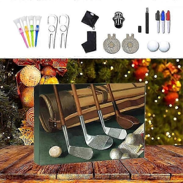 Julekalender til golfspillere, golf julekalender, jule nedtællingskalender_1