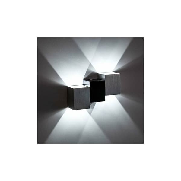Cham Inomhusvägglampa 6W Modern LED Väggbelysning Kallt Vit för Kök Trappor Sovrum