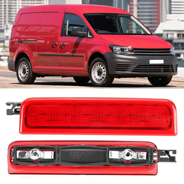 Auto LED Tredje Bromsljus Bak Bromsljus 2K0945087C Lämplig för Caddy III Box 2KA