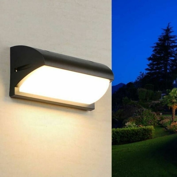 Utomhus vägglampa vattentät villa land dörrlampa korridor gård balkong gång fuktbeständig mänsklig kroppsinduktion vägglampa