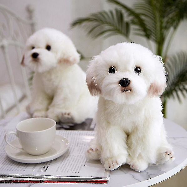 Bichon plyschvalp leksak