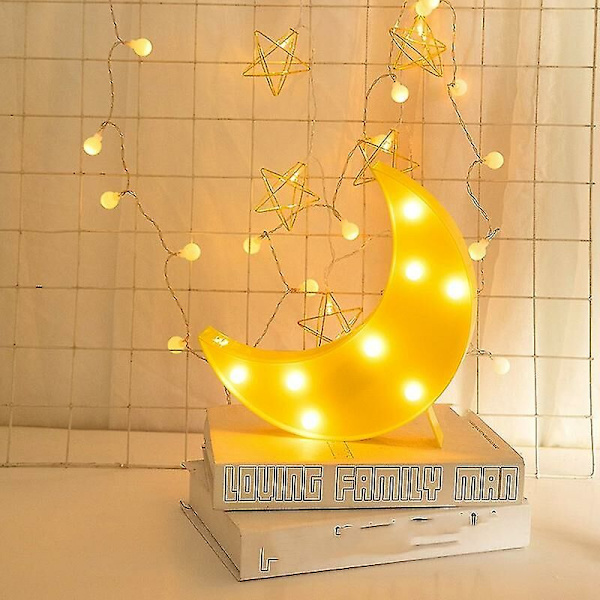 Creative Cloud Moon LED nattlampa