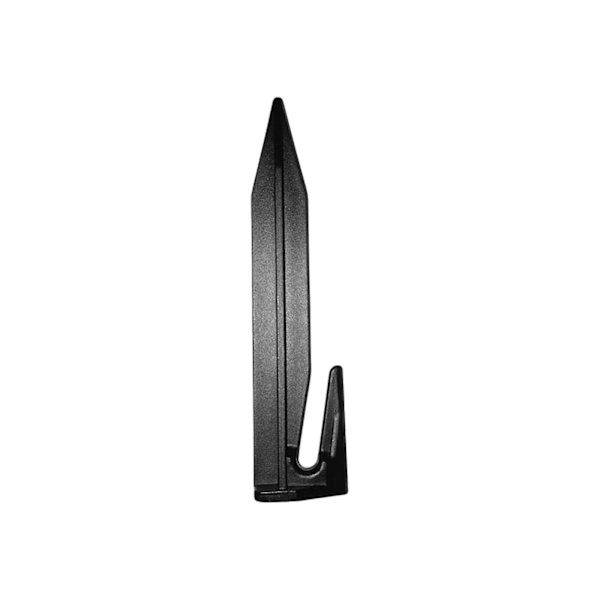 50x Grensemarkører for Hagegjerdestolper Kroker for Hage Gressklipper Utendørs Svart（8,5 cm, Svart）