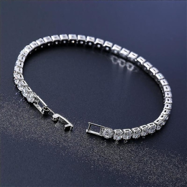 Luksus 4 mm Cubic Zirconia tennisarmbånd