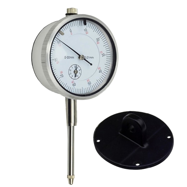 0-30mm/0,01mm Urviser Indikator Måler Med Lug Bag Præcis Måleinstrument Urviser Måler Mikrometer Værktøj