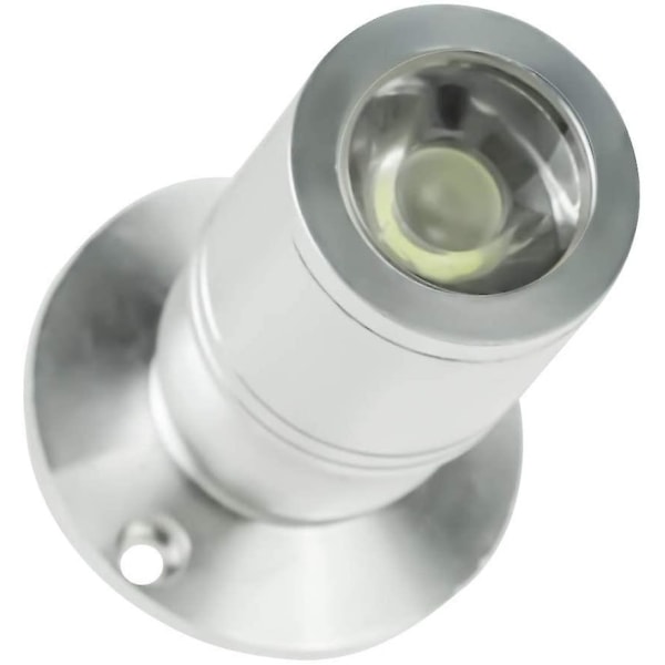 Mini Led Downlight Mini Forsænket Spotlight Indbygnings Loftslys 1w Med Driver 100-265v Ac, 10 stk [energiklasse A+] (sølv, Cool Light)
