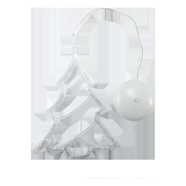LED juldekoration lampor tomte snögubbe fönster sugkopp lampor julgran semester dekoration lampor 1 st