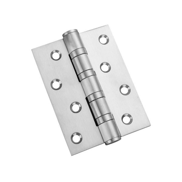2 x 4 kromkullagda dörrgångjärn (silver)