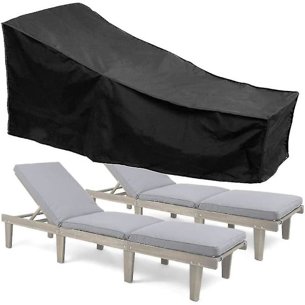 Utomhus Lounge Chair-överdrag Vattentät 82 Tum För