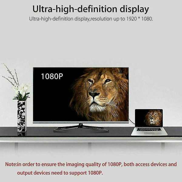 HD 1080p HDmi - USB 3.0 -videokaapelisovitin muunnin kannettavalle tietokoneelle HDTV-television näyttö