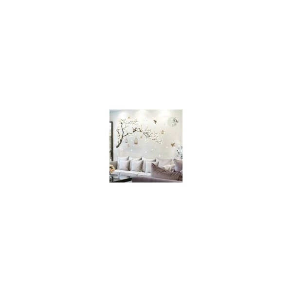 Stort väggklistermärke väggdekor dekoration fyrkantig källa vardagsrum sovrum tapet DIY vinyl sovrum dekoration tapet 6090 cm