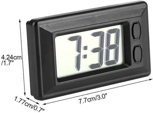 Digital väckarklocka, elektronisk LED-väckarklocka med datumtidskalenderdisplay, lämplig för sovrum, kontor, resor