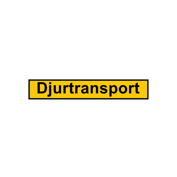 Klistermärke - Djurtransport - 900x200 mm