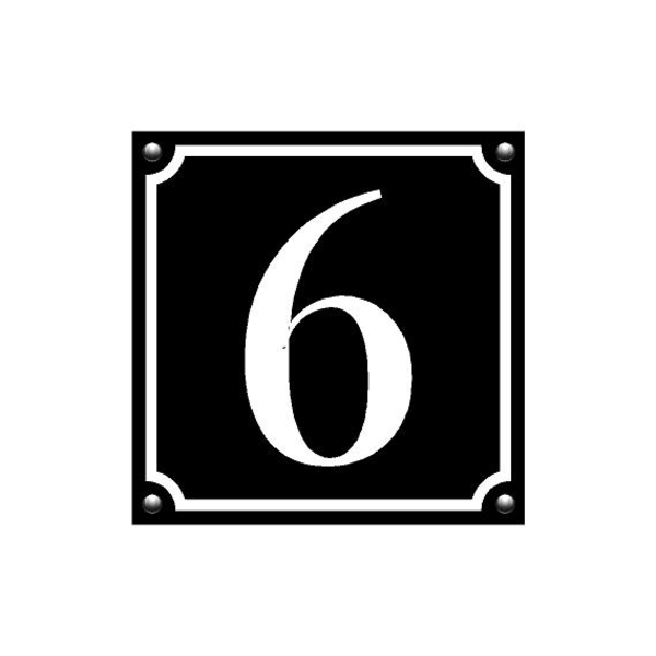 Husnummerskylt 1-9