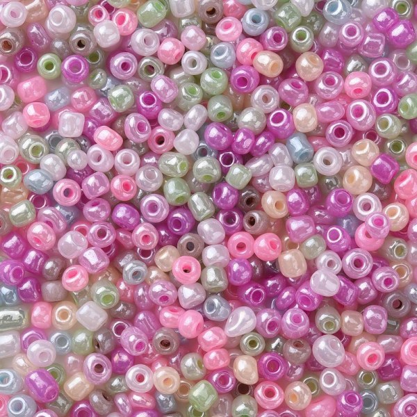 Seed Beads Pastell - 4 mm 40 gram