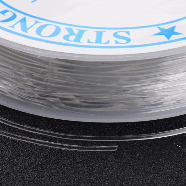 4-Pack Elastisk tråd transparent 1 mm 1 mm