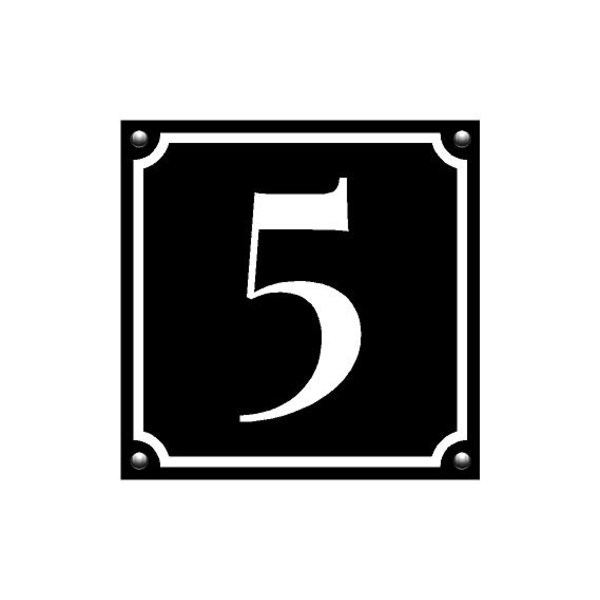 Husnummerskylt 1-9