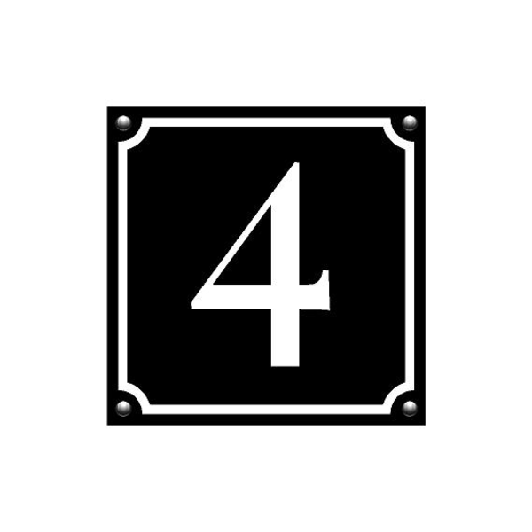 Husnummerskylt 1-9
