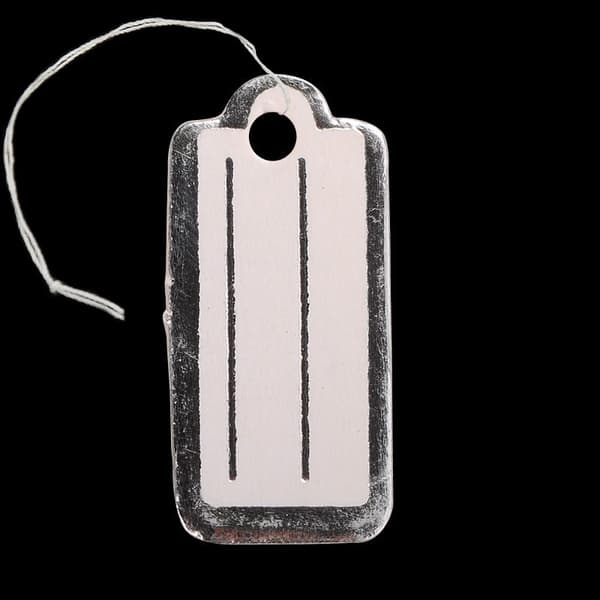 Prislappar Silver - 500st - 22x10mm