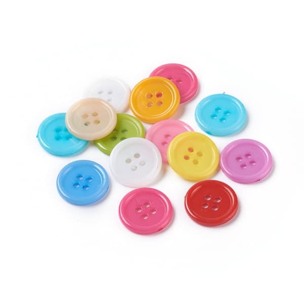20st Knappar mixade, 17 mm