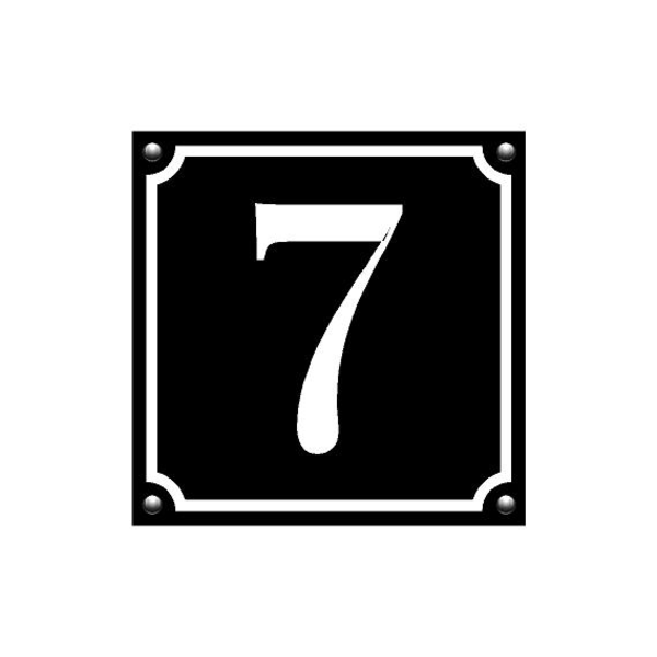 Husnummerskylt 1-9