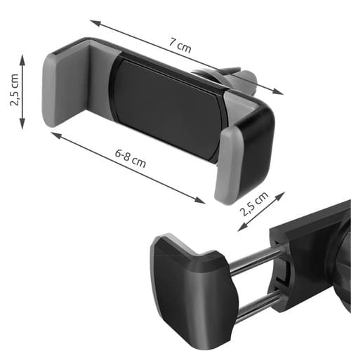 2-Pack - Roterbar Mobilhållare - 360° rotation - Universal