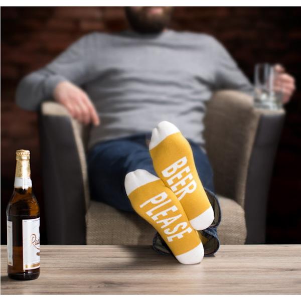 Beer Please - Roliga strumpor till ölälskaren - One size