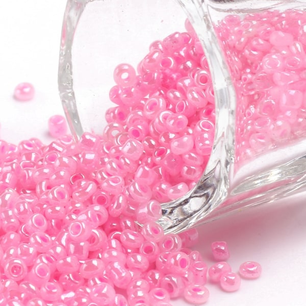 Seed beads - Rosa pastell - 2 mm - 40gram