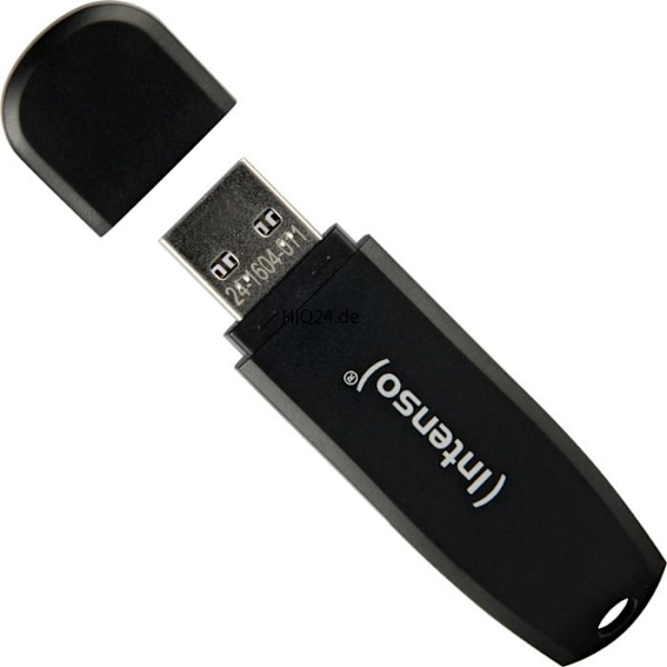 USB-avain - INTENSO - Speed Line 3.2 - 64 Gt - Musta