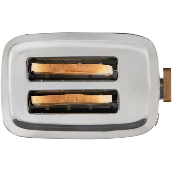 Elektrisk brødrister - DOMO - DO965T - 1000 W - 2 sliser - Sort Svart